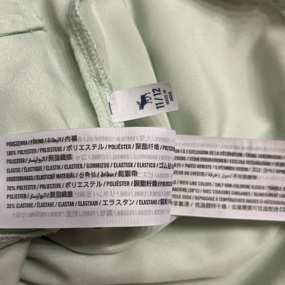 Abercrombie Kids Mint Green Sleeveless Fully Lined Linen Sheath Dress Size 11/12 - Picture 9 of 9